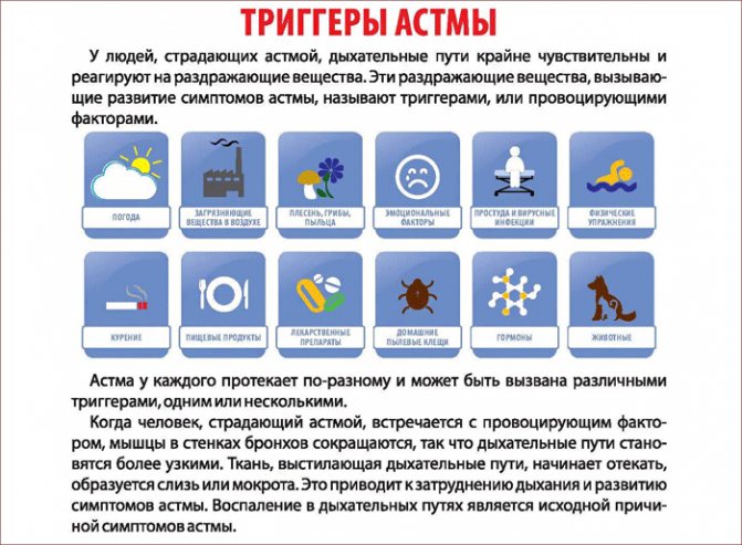 факторы, подвергающие заболеванию астмой
