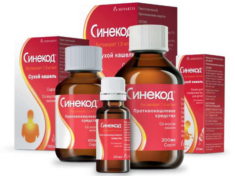 Синекод, инструкция по применению, сироп от кашля